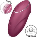 SATISFYER - TAP  CLIMAX 1 VIBRADOR LAY-ON ROJO - Imagen 4