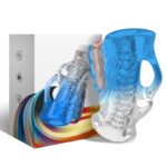 ARMONY - MASTURBATOR DEDAL  VIBRADOR AZUL DEGRADADO - Imagen 4