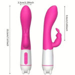 ARMONY - HAPPY VIBRADOR  ESTIMULADOR RABBIT FUCSIA - Imagen 2