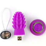 ARMONY - OCTOPUS HUEVO VIBRADOR CACTUS CONTROL REMOTO VIOLETA - Imagen 4