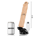 BASECOCK - VIBRADOR REALÍSTICO CONTROL REMOTO NATURAL 21 CM -O- 4 CM - Imagen 2