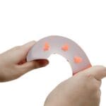 PRETTY LOVE - MAGICAL NIGHTFALL DILDO SIN VIBRACIÓN LUMINOSO NARANJA - Imagen 2