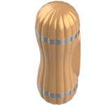 ARMONY - BEVIS MASTURBADOR DOBLE VAGINA  BOCA SIN VIBRACIÓN DORADO - Imagen 5