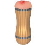 ARMONY - BEVIS MASTURBADOR DOBLE VAGINA  BOCA SIN VIBRACIÓN DORADO