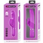 PRETTY LOVE - VIBRADOR RABBIT CON LICKING FUCSIA - Imagen 4
