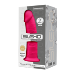 SILEXD - MODELO 2 PENE REALÍSTICO SILICONA PREMIUM SILEXPAN FUCSIA 23 CM - Imagen 3