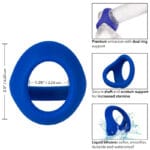 CALEXOTICS - ADMIRAL COCK BALL DOBLE ANILLO AZUL - Imagen 4