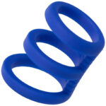 CALEXOTICS - ADMIRAL JAULA TRIPLE PARA PENE AZUL - Imagen 3