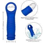 CALEXOTICS - ADMIRAL WAVE FUNDA PENE SILICONA LÍQUIDA AZUL - Imagen 4