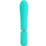 PRETTY LOVE - THOMAS VIBRADOR PUNTO G MULTIFUNCIÓN VERDE AGUA - Imagen 2