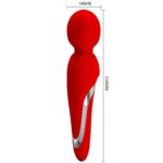 PRETTY LOVE - WALTER VIBRADOR WAND ROJO - Imagen 5