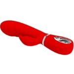 PRETTY LOVE - PRESCOTT VIBRADOR PUNTO G MULTIFUNCIÓN ROJO - Imagen 3