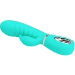 PRETTY LOVE - PRESCOTT VIBRADOR PUNTO G MULTIFUNCIÓN VERDE AGUA - Imagen 3