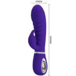 PRETTY LOVE - PRESCOTT VIBRADOR PUNTO G MULTIFUNCIÓN LILA - Imagen 5