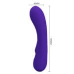 PRETTY LOVE - PRESCOTT VIBRADOR RECARGABLE LILA - Imagen 5