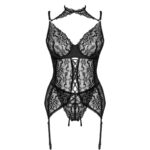 LIVCO CORSETTI FASHION - GIELLANDRA FOR THE SENSES COLLECTION CORSET + PANTY NEGRO - Imagen 3