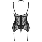 LIVCO CORSETTI FASHION - GIELLANDRA FOR THE SENSES COLLECTION CORSET + PANTY NEGRO - Imagen 4