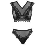 LIVCO CORSETTI FASHION - TIMOSAN LC 90631 SUJETADOR + PANTY NEGRO - Imagen 3