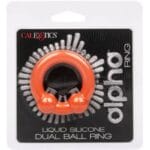 CALEXOTICS - ALPHA ANILLO DOBLE BOLA NARANJA - Imagen 2