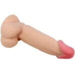 PRETTY LOVE - SLIDING SKIN SERIES DILDO REALÍSTICO CON VENTOSA PIEL DESLIZANTE 19.4 CM - Imagen 3