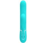PRETTY LOVE - PERLITA VIBRADOR PUNTO G 3 EN 1 MULTIFUNCIÓN VERDE AGUA - Imagen 2