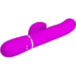 PRETTY LOVE - PERLITA VIBRADOR PUNTO G 3 EN 1 MULTIFUNCIÓN VIOETA - Imagen 5
