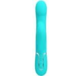 PRETTY LOVE - VIBRADOR RABBIT PERLAS VERDE AGUA - Imagen 2