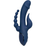 CALEXOTICS - VIBRADOR TRIPLE ORGASM AZUL - Imagen 4