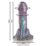 EPIC - BASILISK DILDO DOBLE PLACER ESCAMOSO TAMAÑO PEQUEÑO - Imagen 2