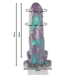 EPIC - BASILISK DILDO DOBLE PLACER ESCAMOSO TAMAÑO GRANDE - Imagen 2