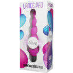 ALIVE - LANCE PRO ESTIMULADOR  VIBRADOR ANAL ROSA - Imagen 4