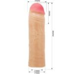PRETTY LOVE - CHANE FUNDA DE PENE EXTENSORA NATURAL - Imagen 4