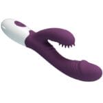 PRETTY LOVE - ANDRE VIBRADOR RABBIT  ESTIMULADOR PUNTO G MORADO - Imagen 5