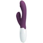 PRETTY LOVE - ANDRE VIBRADOR RABBIT  ESTIMULADOR PUNTO G MORADO - Imagen 3