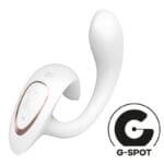 SATISFYER - G FOR GODDESS 1 VIBRADOR RABBIT BLANCO - Imagen 2
