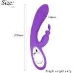 ARMONY - BELLA VIBRADOR RABBIT PULL RING VIOLETA - Imagen 2