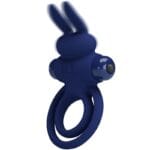 PRETTY LOVE - DAREY DOBLE ANILLO VIBRADOR RABBIT AZUL - Imagen 5