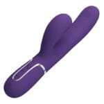PRETTY LOVE - PERLITA VIBRADOR PUNTO G 3 EN 1 MULTIFUNCIÓN MORADO - Imagen 4