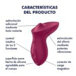 SATISFYER - EXCITERRR VIBRADOR LAY-ON CLÍTORIS FUCSIA - Imagen 4