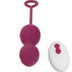 ARMONY - BLOSSOMS PESAS VAGINALES VIBRADOR CONTROL REMOTO 10 VIBRACIONES ROJO OSCURO - Imagen 3