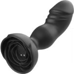 ARMONY - EXTREME A BLOOM ROSA VIBRADOR  PLUG ANAL CONTROL REMOTO NEGRO - Imagen 3