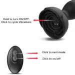 ARMONY - EXTREME A BLOOM ROSA VIBRADOR  PLUG ANAL CONTROL REMOTO NEGRO - Imagen 4