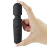 ARMONY - YOUR MAGIC MASAJEADOR  VIBRADOR RECARGABLE 10 VIBRACIONES NEGRO - Imagen 4