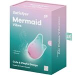 SATISFYER - MERMAID VIBES ESTIMULADOR  VIBRADOR MENTA Y ROSA - Imagen 5