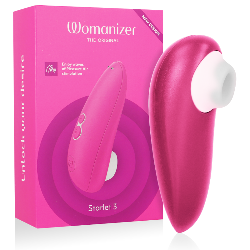 img_184335_066842b5240bf1943cd35d414ede411d_1.png WOMANIZER - STARLET 3 ESTIMULADOR CLÍTORIS ROSA - Imagen 1