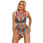 SUBBLIME - 952341 VESTIDO DE REJILLA ARCOIRIS TALLA ÚNICA - Imagen 3