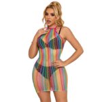 SUBBLIME - 952341 VESTIDO DE REJILLA ARCOIRIS TALLA ÚNICA - Imagen 4