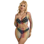 SUBBLIME - 952440 SET DE REJILLA 2 PIEZAS MANGA LARGA ARCOIRIS TALLA ÚNICA - Imagen 5