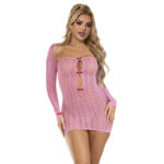 SUBBLIME - 952471 VESTIDO DE REJILLA ROSA TALLA ÚNICA - Imagen 4