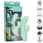 CALEXOTICS - PACIFICA FIJI VIBRADOR Y ESTIMULADOR PUNTO G 10 VIBRACIONES AQUA - Imagen 2